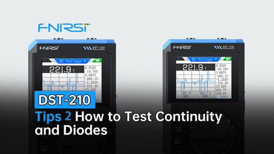 How to Test Diodes and Continuity with the DST-210's Multimeter Function