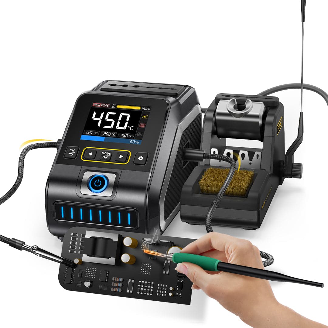 FNIRSI® DWS-200 Kit de Estación de Soldadura de Calentamiento Rápido de 200W