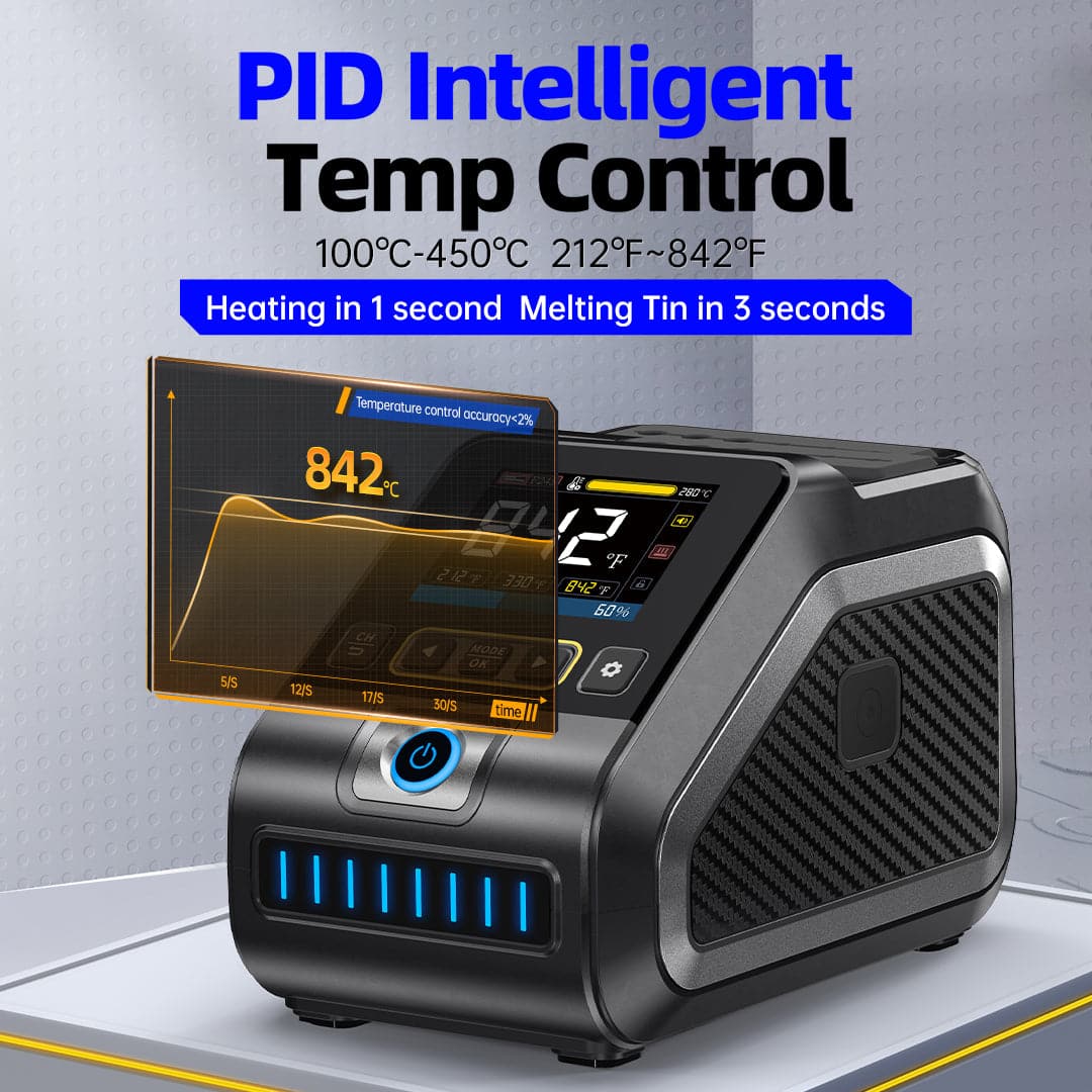 FNIRSI® DWS-200 Kit de Estación de Soldadura de Calentamiento Rápido de 200W