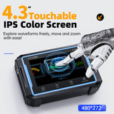 FNIRSI® 2C53P 3-IN-1 50MHz 250MS/s Dual-Channel Tablet-Touch-Oszilloskop Multimeter DDS-Generator