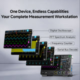 FNIRSI® DPOF1204 Analog 4CH 200MHz 1GSa/s Digital Phosphor Oscilloscope