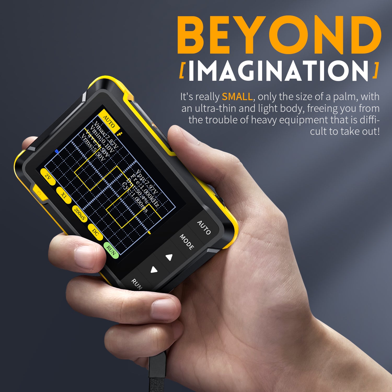 FNIRSI® DSO-152 200KHz 2.5MS/s Mini Pocket Handheld Digital DSO Oszilloskop