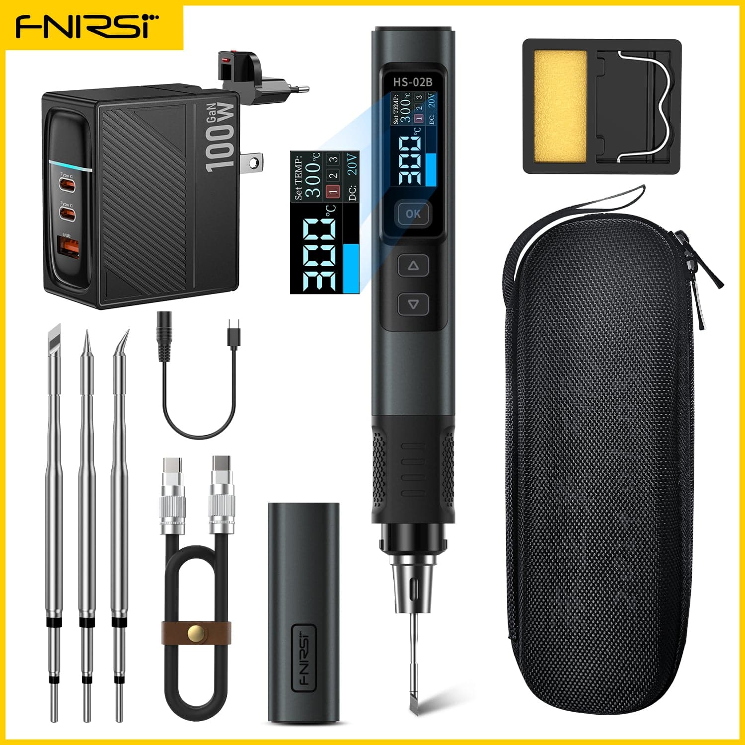 FNIRSI HS-02 Intelligent Soldering Iron