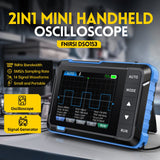 FNIRSI® DSO-153 2-IN-1 Mini 1MHz 5MS/s Digitaloszilloskop Wellenformgenerator