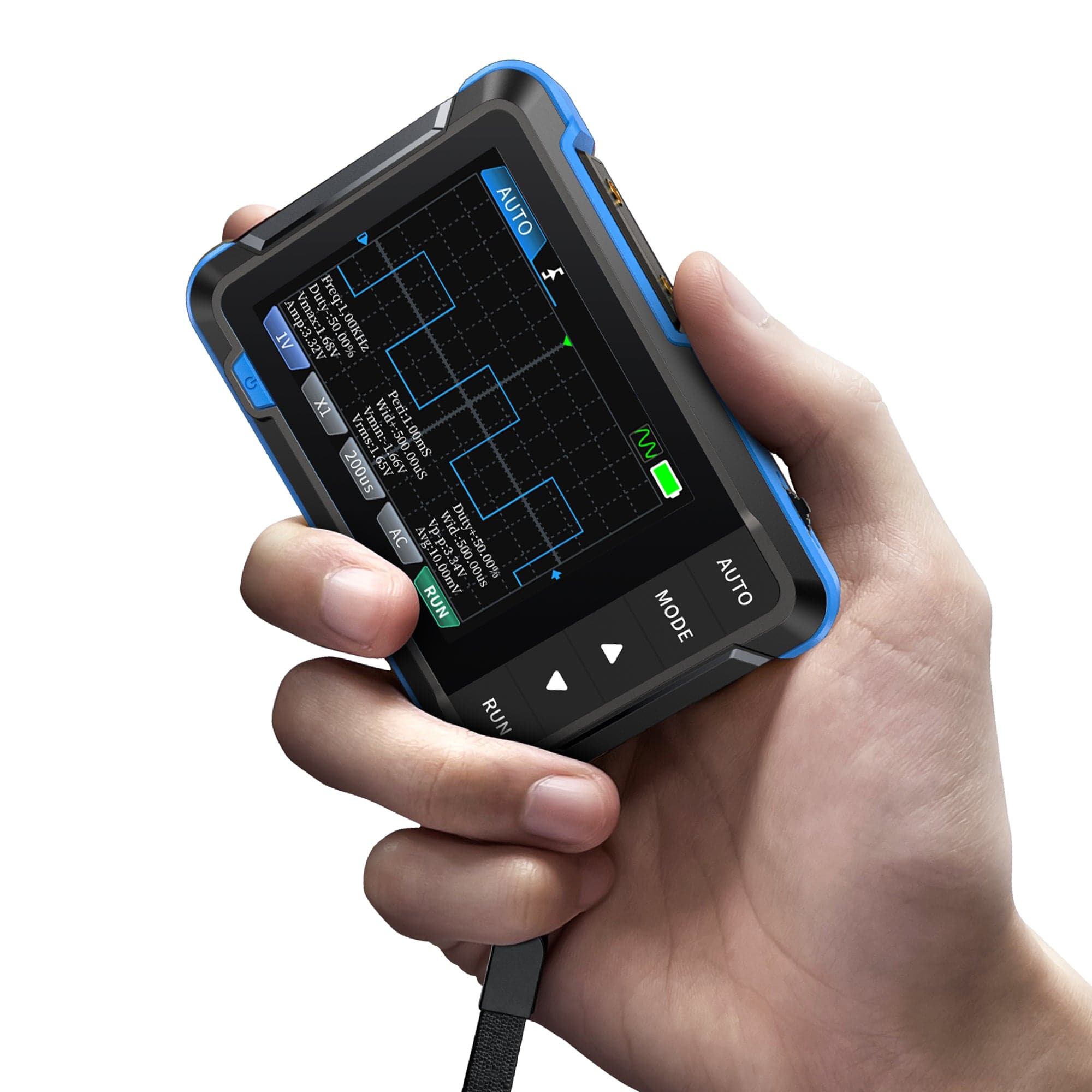 FNIRSI® DSO-153 2-IN-1 Mini 1MHz 5MS/s Digitaloszilloskop Wellenformgenerator