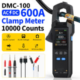 FNIRSI® DMC-100 Medidor de Pinza de Corriente y Voltaje DC AC Multímetro Digital