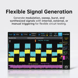 Generatore di forme d'onda arbitrarie a doppio canale FNIRSI® DPG1122 120MHz 1.2GSa/s