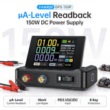 FNIRSI® DPS-150P 150W alimentation CC portable, PD3.1, lecture du courant en microampères