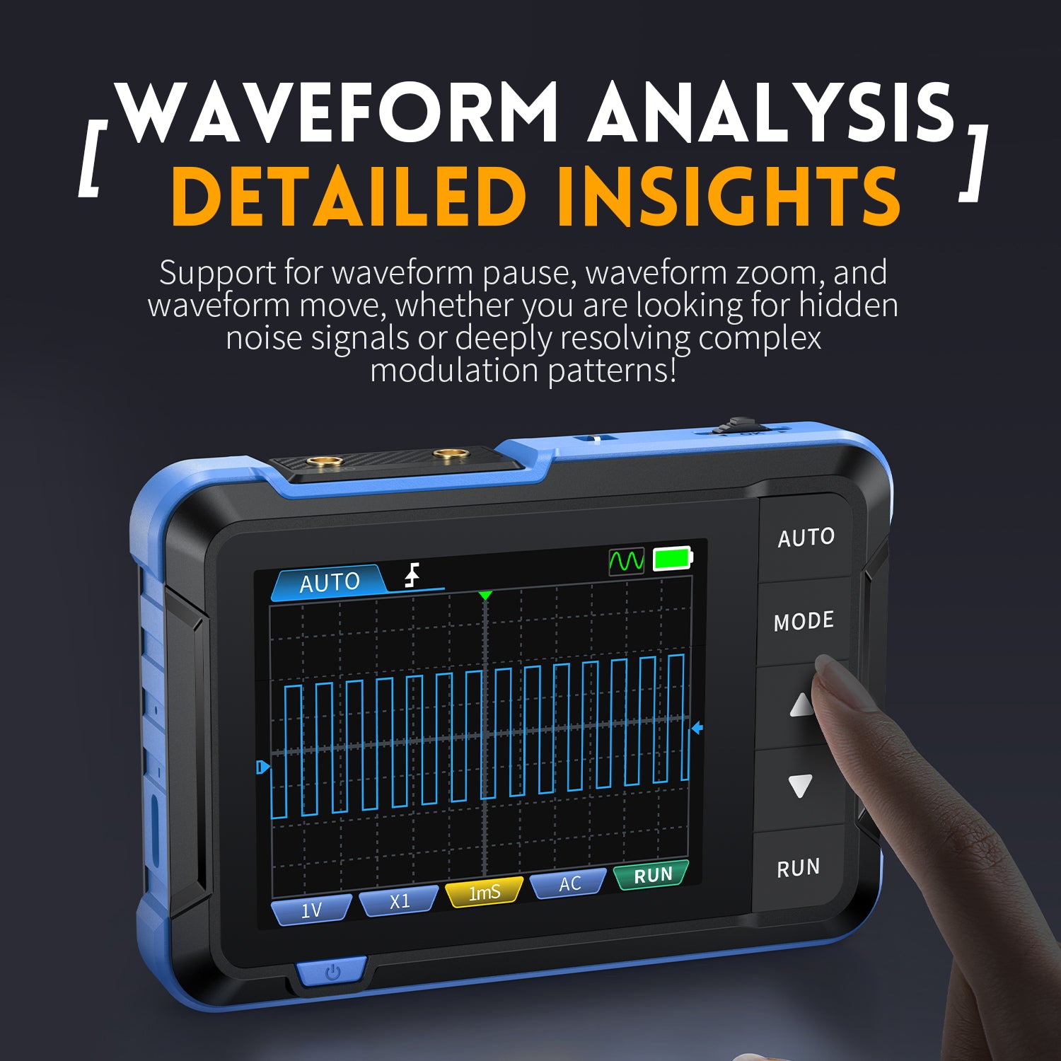 FNIRSI® DSO-153 2-IN-1 Mini 1MHz 5MS/s Digital Oscilloscope Waveform Generator