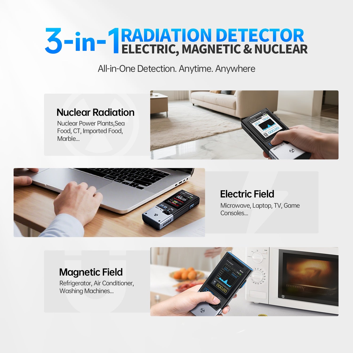 FNIRSI® GC-03 Multifunctional Radiation Detector