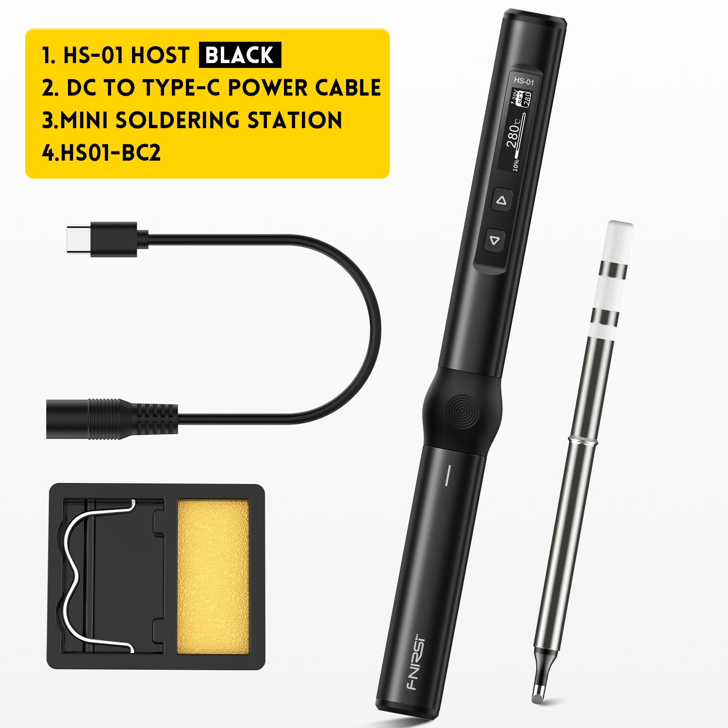 FNIRSI® HS-01 Intelligenter Lötkolben