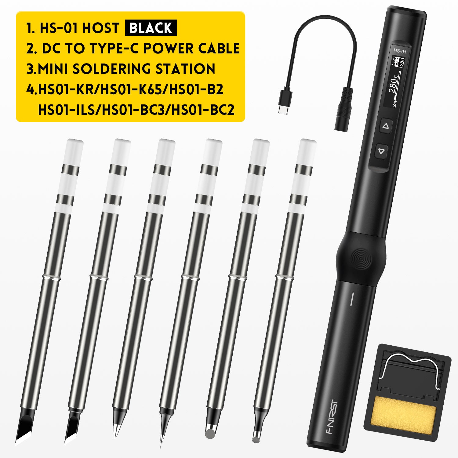 FNIRSI® HS-01 Intelligenter Lötkolben