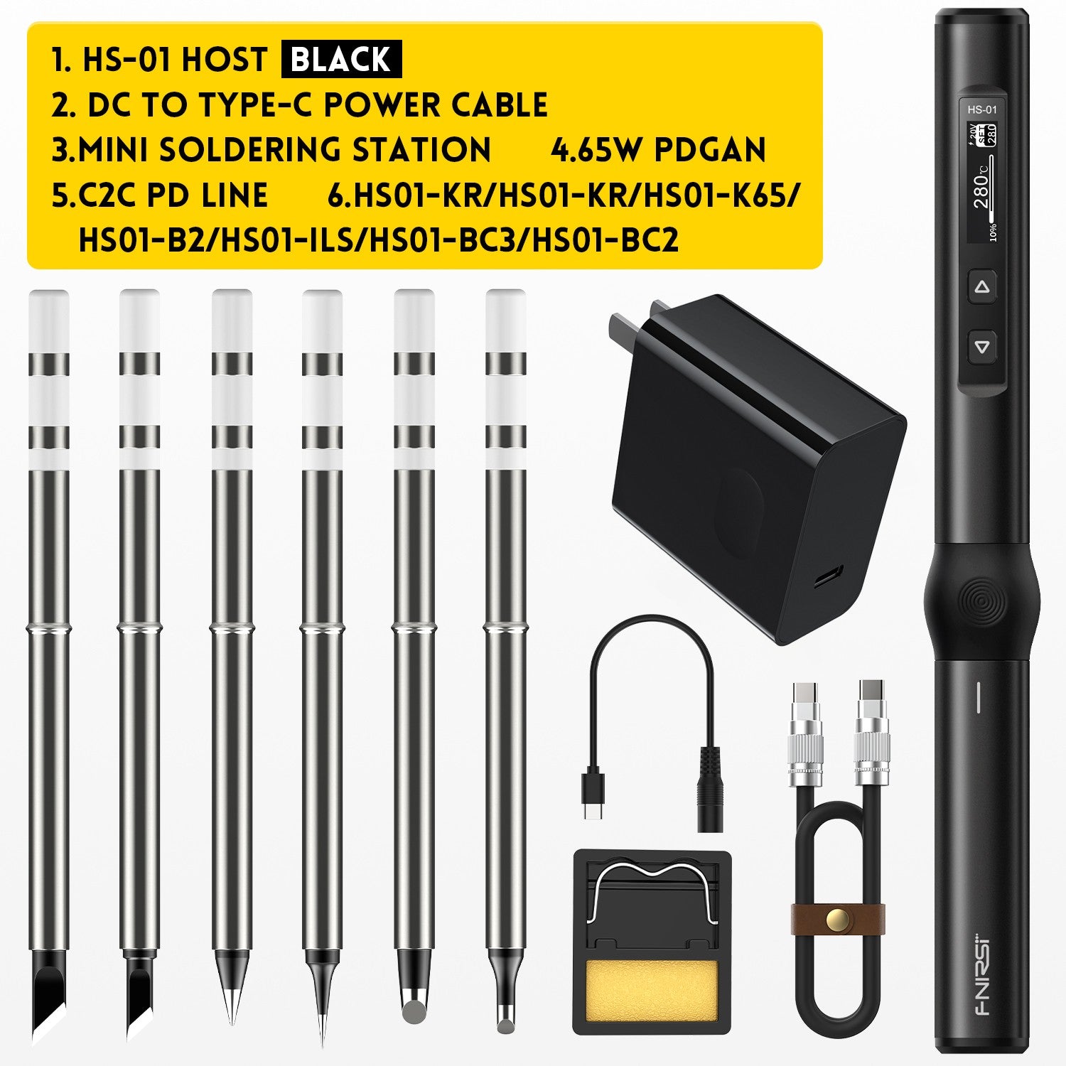 FNIRSI® HS-01 Intelligenter Lötkolben