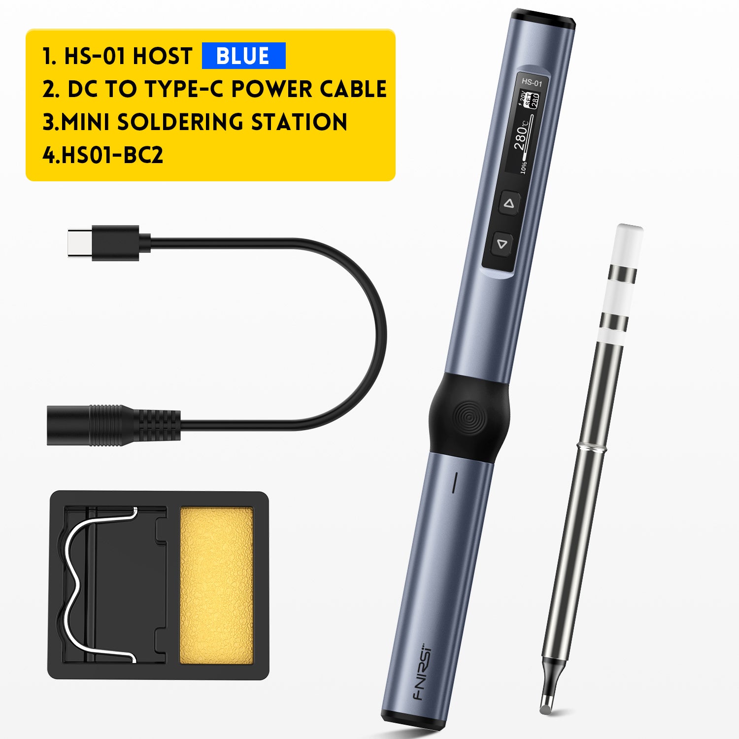FNIRSI® HS-01 Intelligenter Lötkolben