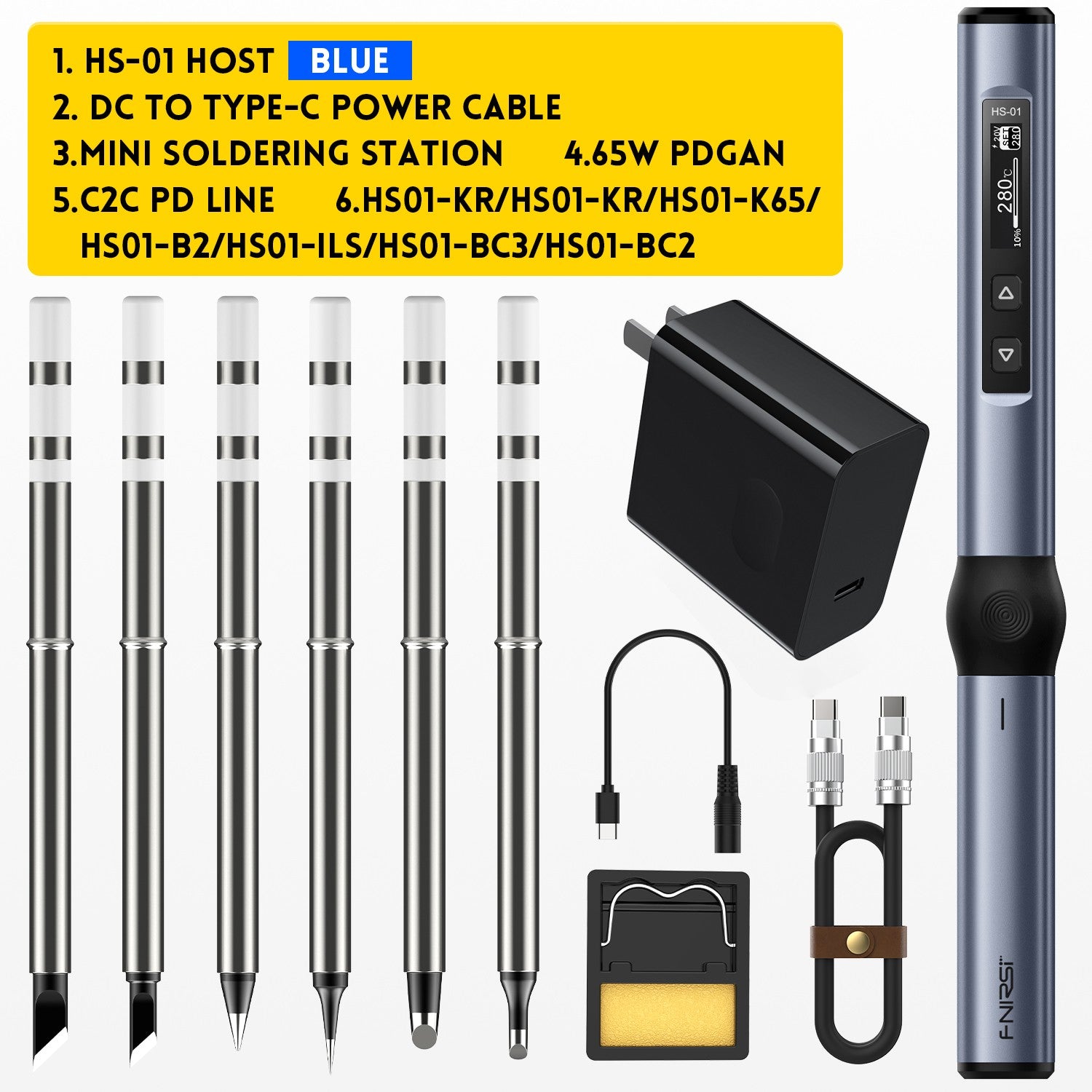 FNIRSI® HS-01 Intelligenter Lötkolben
