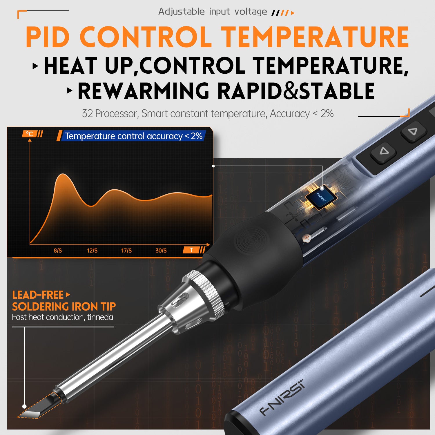 FNIRSI® HS-01 Intelligenter Lötkolben