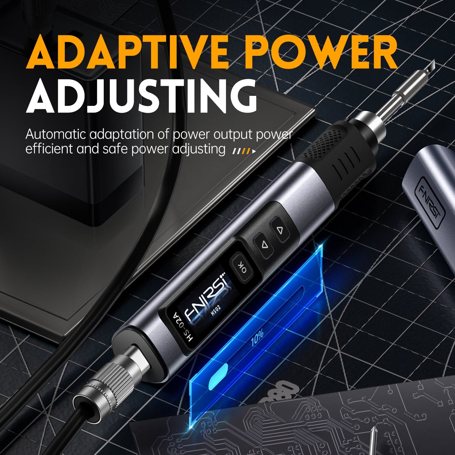FNIRSI HS-02 Intelligent Soldering Iron P2
