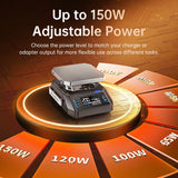 FNIRSI® HT-P1 Mini Hot Plate Dual Mode Reflow & Heating Station, 150W 100–350°C, DC/USB-C PD