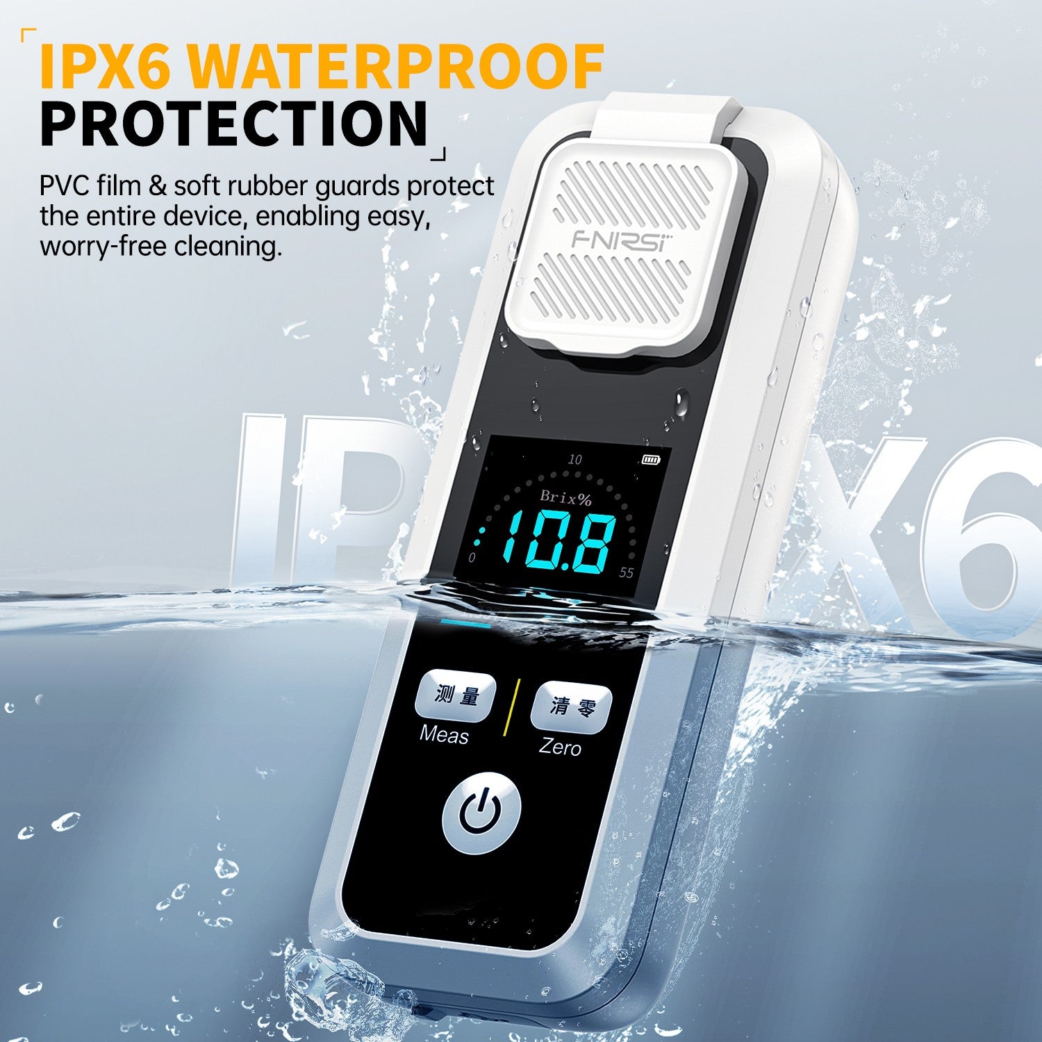 FNIRSI® JBM-10 / JBM-20 Refractómetro Digital de Brix