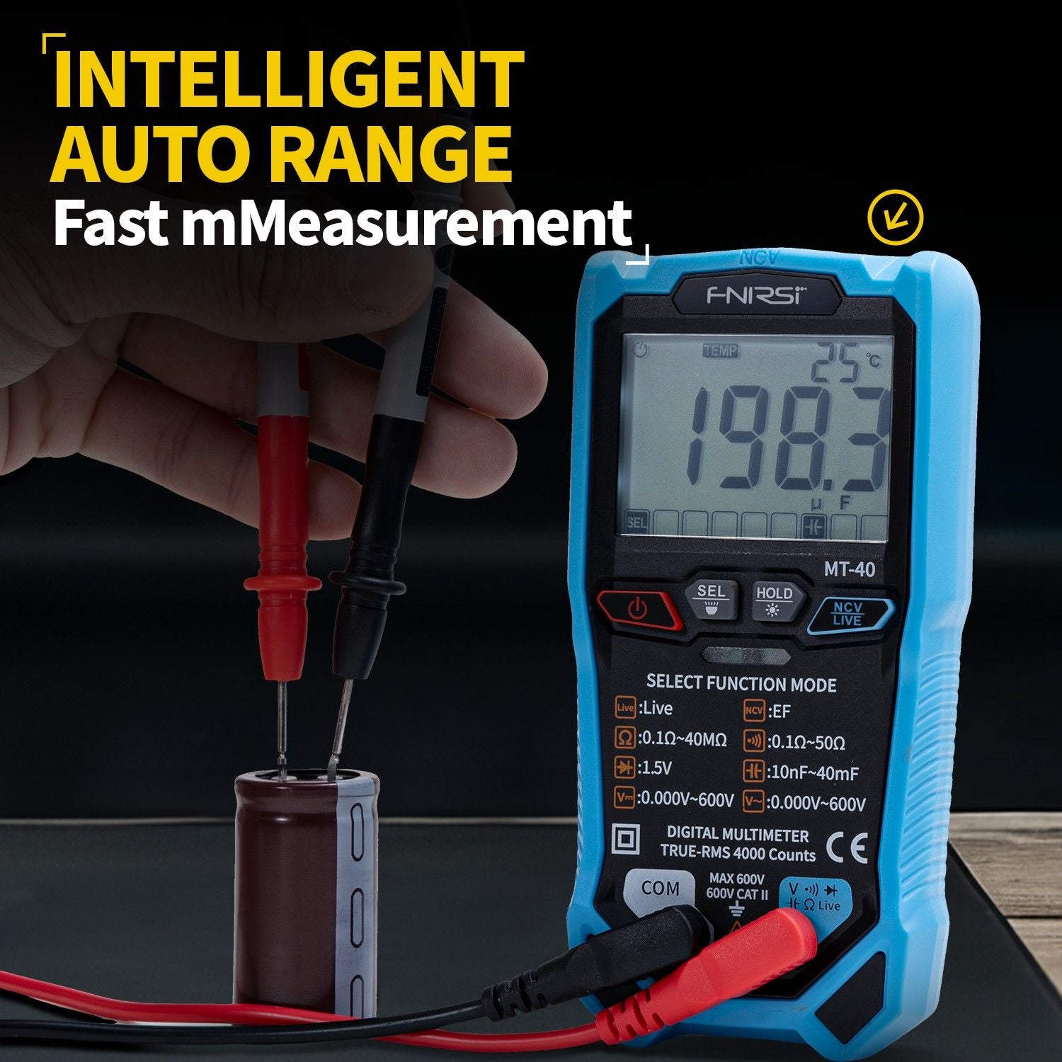 FNIRSI® MT-40 Smart Digitalmultimeter