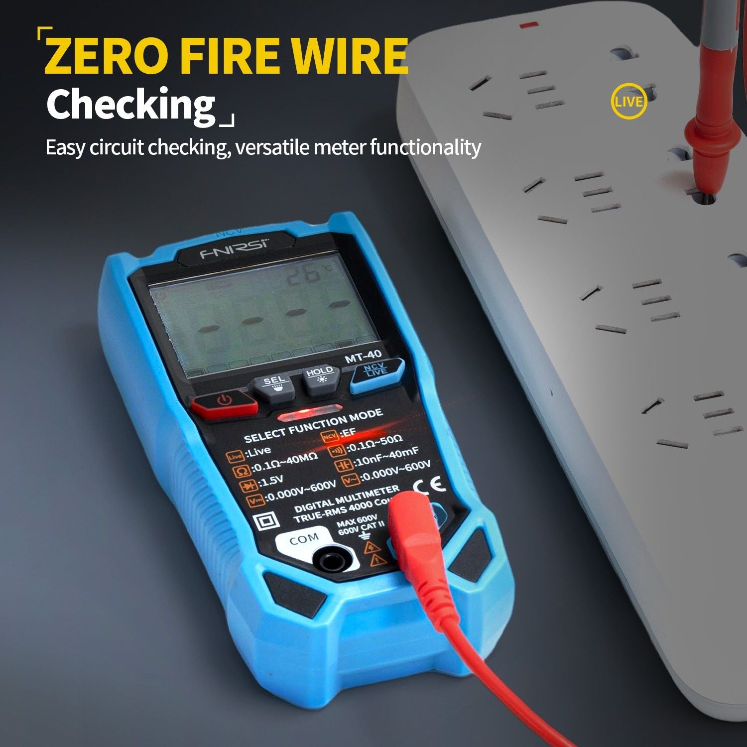 FNIRSI® MT-40 Smart Digitalmultimeter