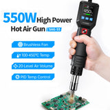 FNIRSI® SAG-55 Intelligent 550W Hot Air Gun
