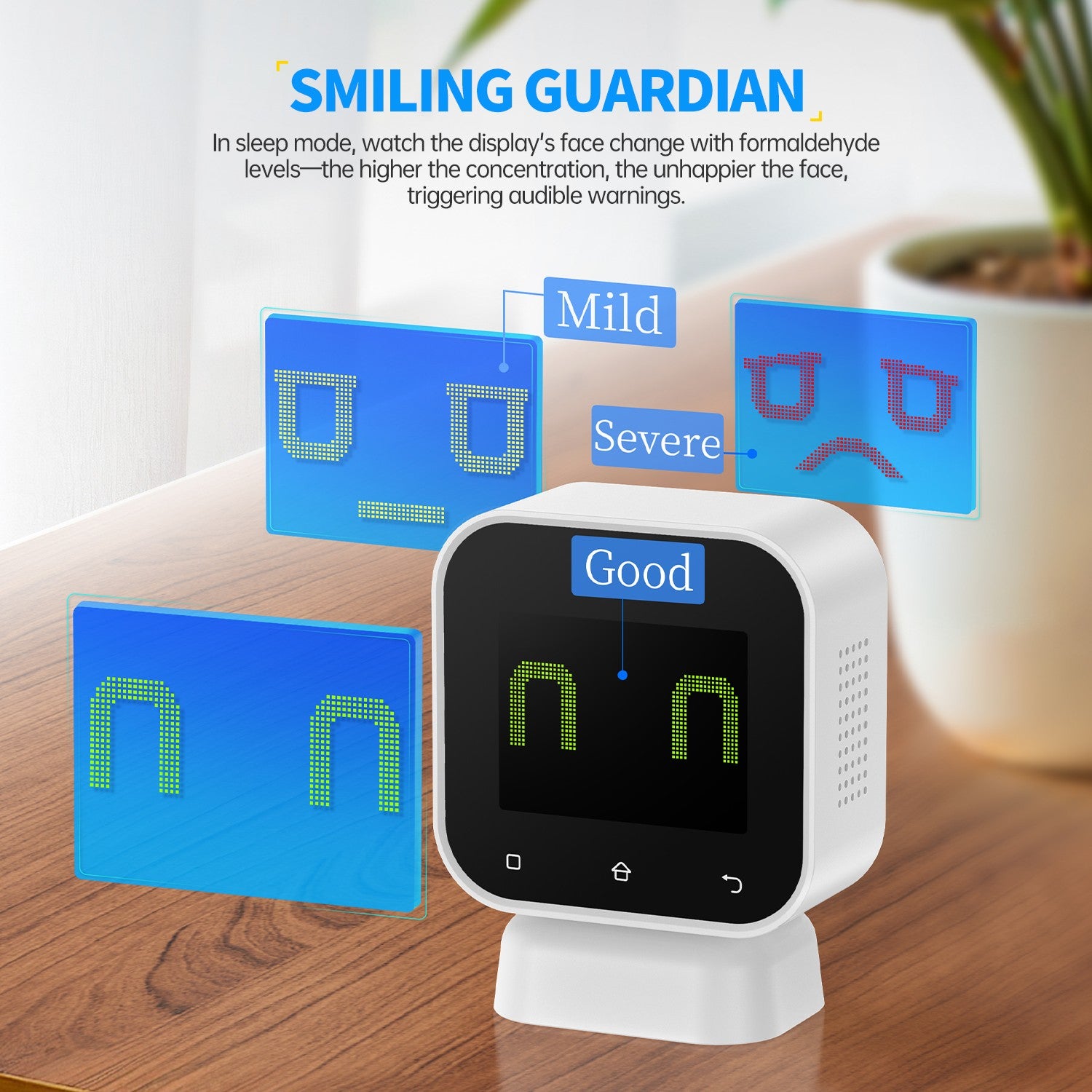 FNIRSI® SFD-02 4-IN-1 Indoor Air Quality Monitor Touchscreen Formaldehyde Detector HCHO TVOC Temperature Tester