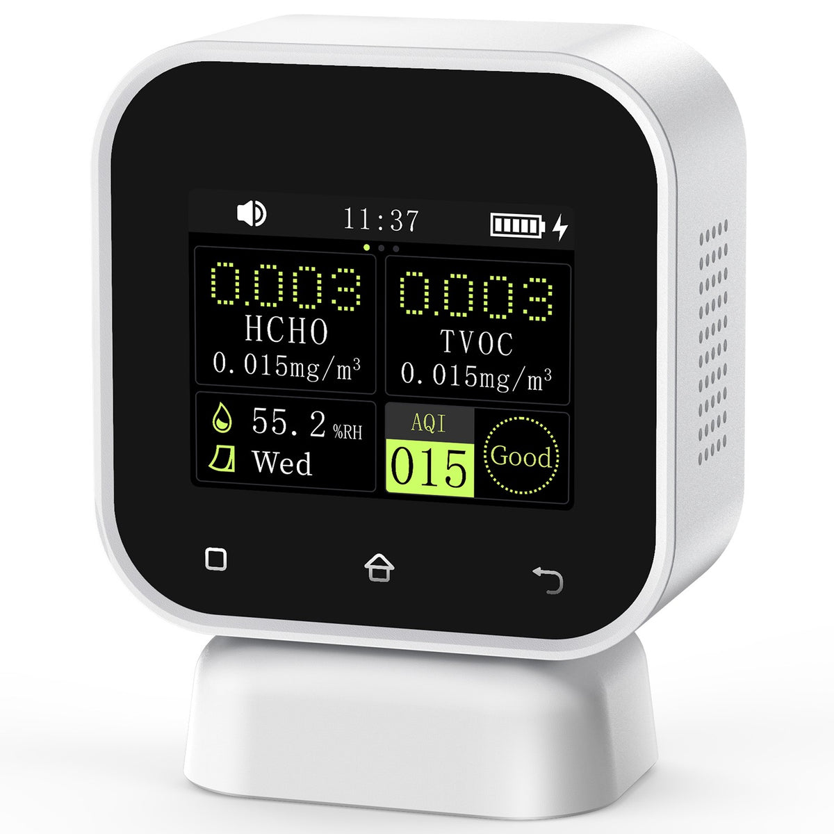 FNIRSI® SFD-02 4-IN-1 Indoor Air Quality Monitor Touchscreen Formaldehyde Detector HCHO TVOC Temperature Tester