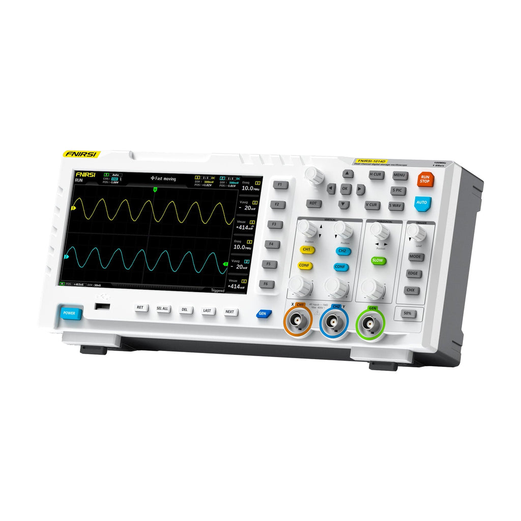 FNIRSI®1014D2-IN-1DualChannel100MHz1GS/sDigitalOscilloscopeSignalGenerator
