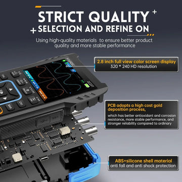 FNIRSI 2C23T: Handheld 3-in-1 Oscilloscope Multimeter DDS