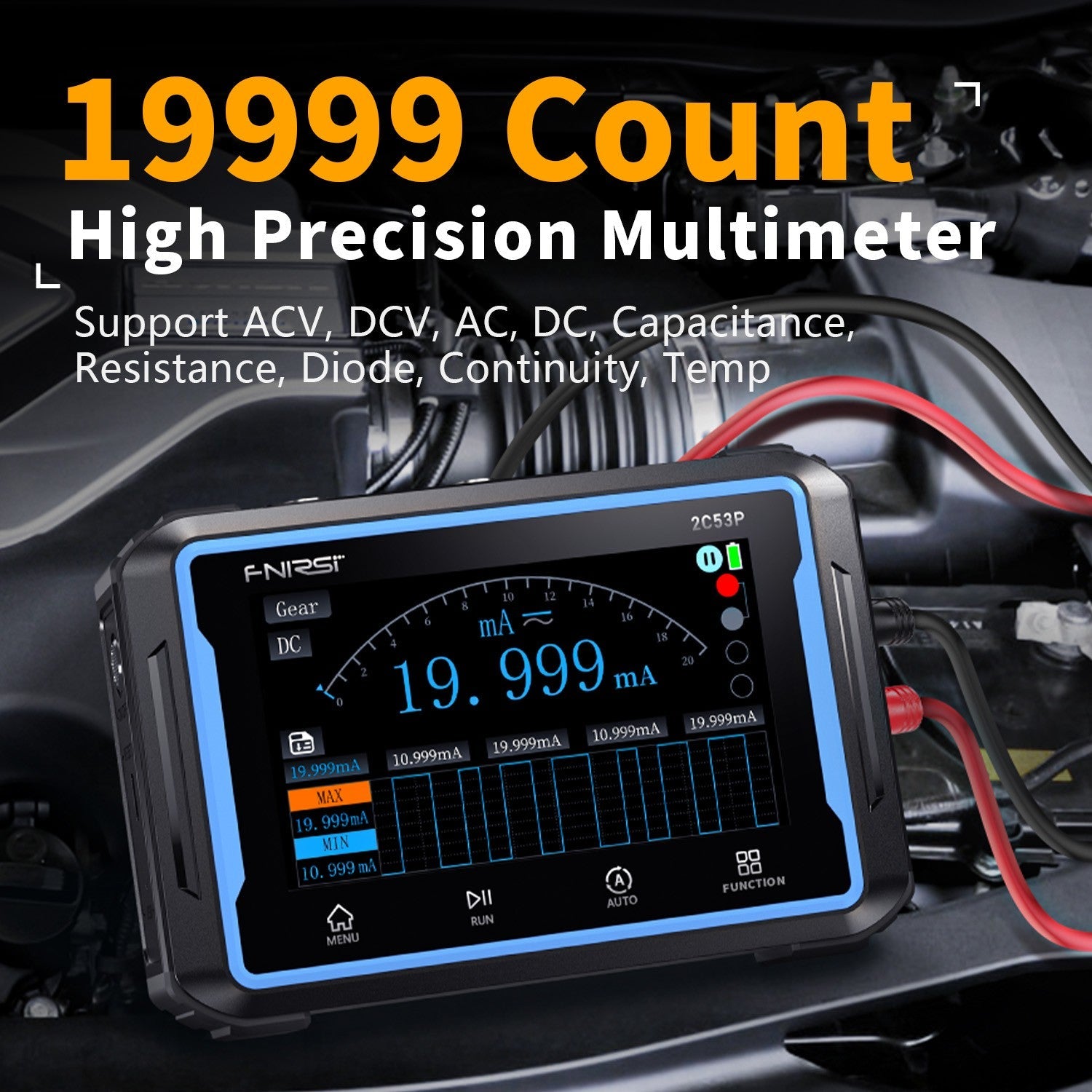 2C23T 3-in-1 digitale oscilloscoop, draagbare transistor tester, multimeter digitale oscilloscoop ingebouwde DDS functie signaalgenerator, met lithium batterij (A 2C23T 3-in-1 digitale oscilloscoop, draagbare transistor tester, multimeter digitale oscilloscoop ingebouwde DDS functie signaalgenerator, met lithium batterij (A