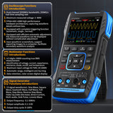 FNIRSI® 2C53T 50MHz 250MS/s Handheld 3in1 Oscilloscope Multimeter Signal Generator - FNIRSI