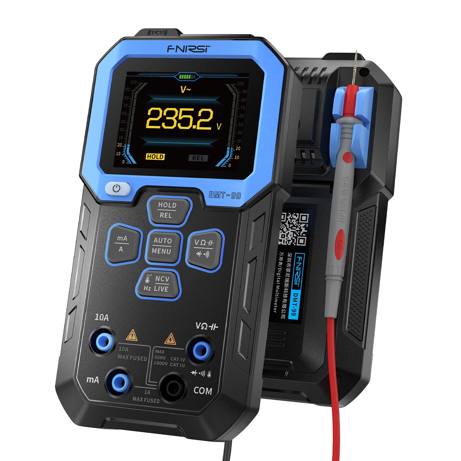 FNIRSI® DMT - 99 Intelligent Color Screen Digital Multi Meter - FNIRSI