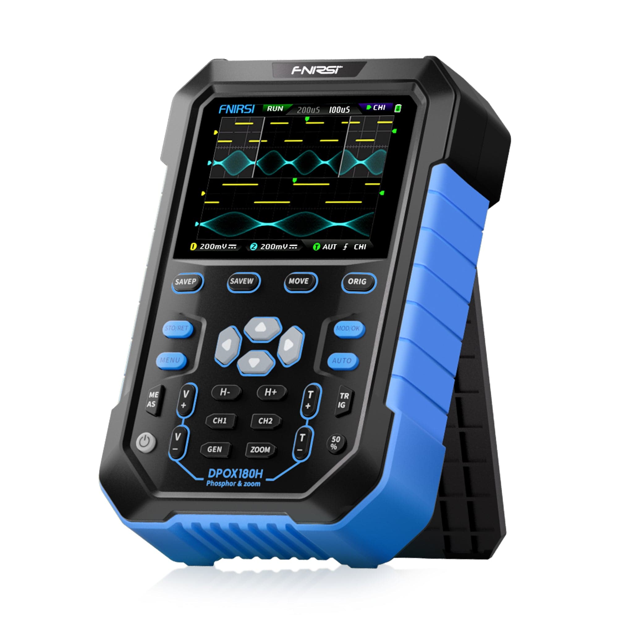 FNIRSI® DPOX180H 2 - IN - 1 Dual Channel 180MHz 500MS/s Digial Phosphor Oscilloscope Signal Generator - FNIRSI