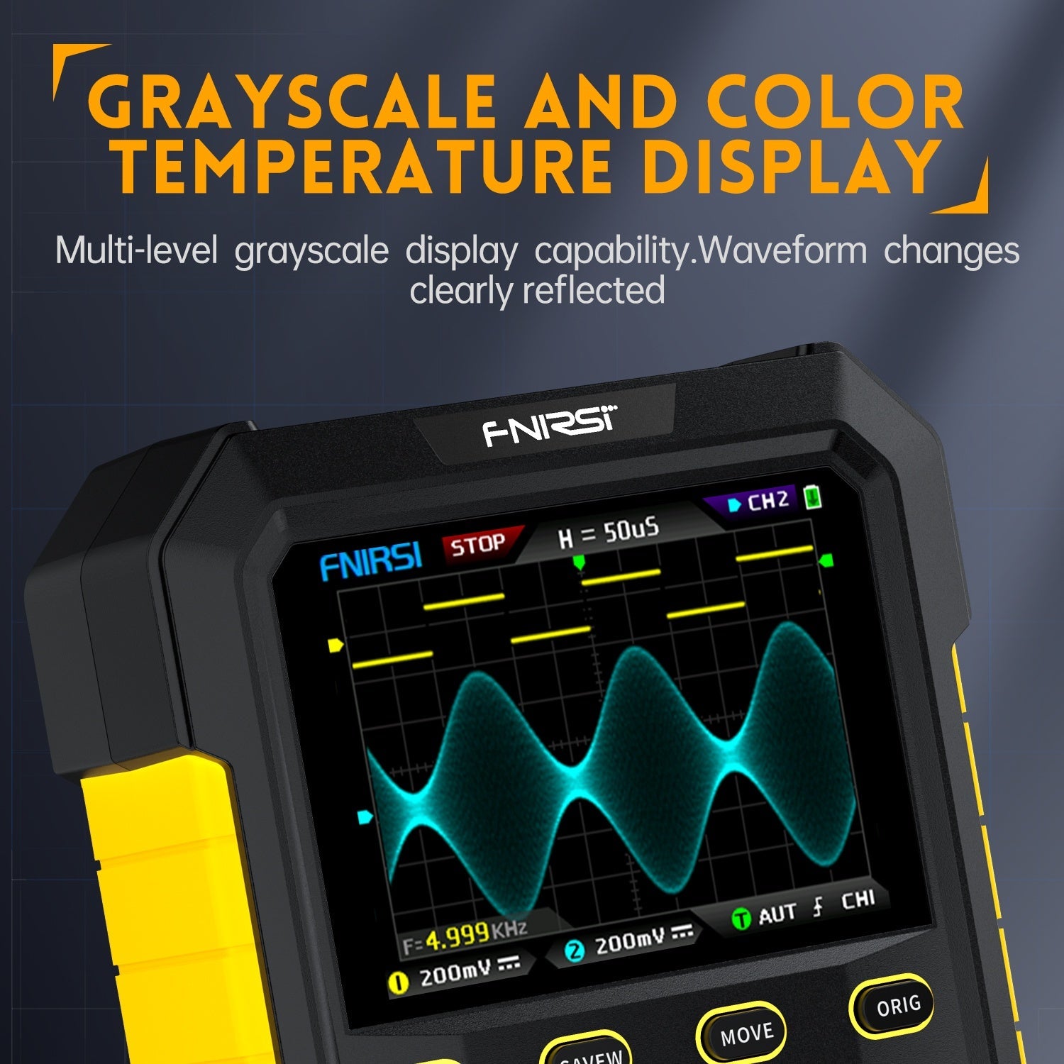 FNIRSI® DPOX180H 2 - IN - 1 Dual Channel 180MHz 500MS/s Digital Phosphor Oscilloscope Signal Generator - FNIRSI