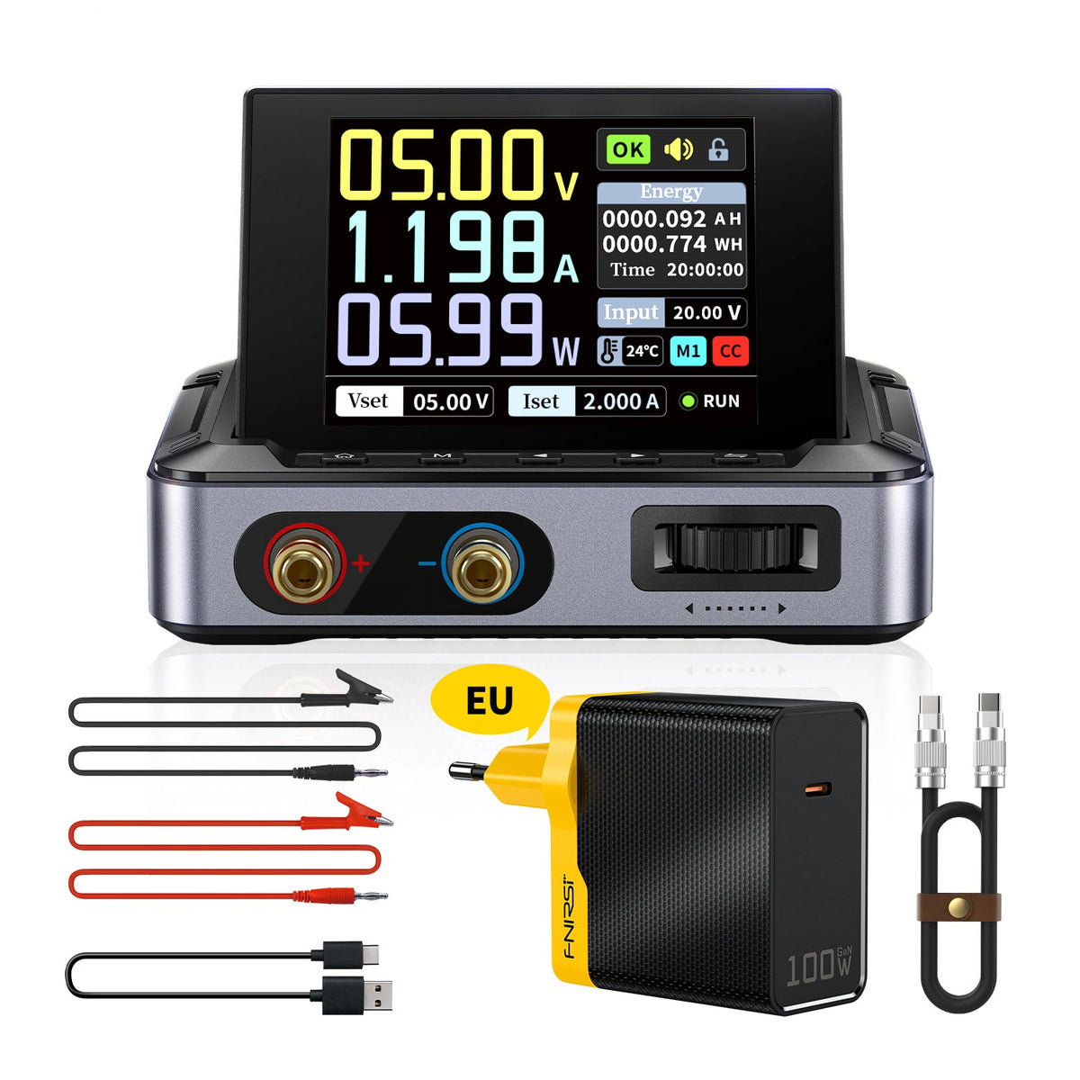 FNIRSI® DPS - 150 Mini DC Adjustable CNC Programmable Regulated Switching Power Supply - FNIRSI