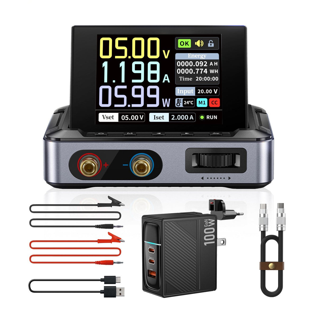 FNIRSI® DPS - 150 Mini DC Adjustable CNC Programmable Regulated Switching Power Supply - FNIRSI