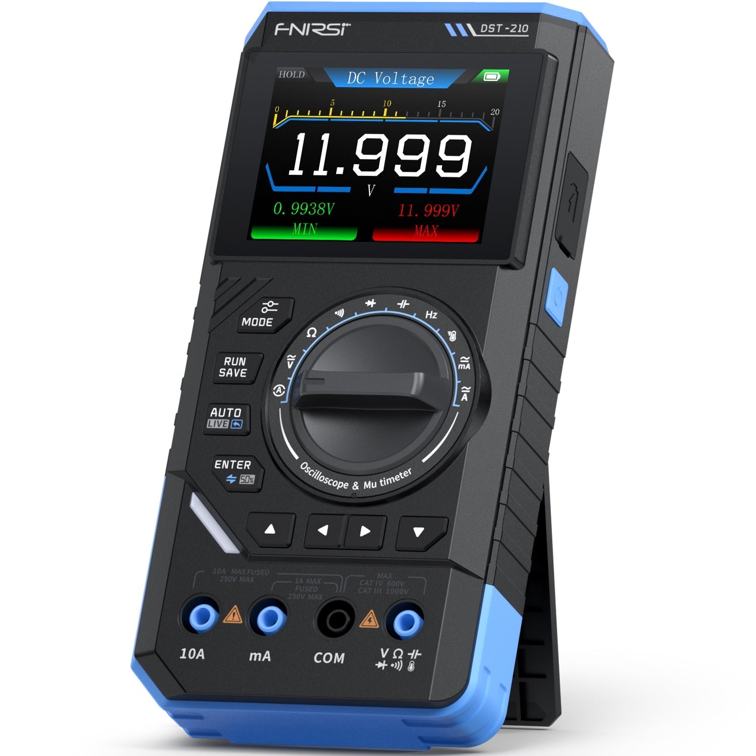 FNIRSI® DST - 210 / DST - 201 Handheld 3 - IN - 1 Multimeter Oscilloscope Signal Generator - FNIRSI