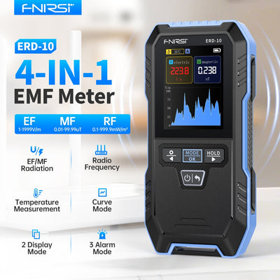 FNIRSI® ERD - 10 4 - IN - 1 Electromagnetic Radiation Detector - FNIRSI