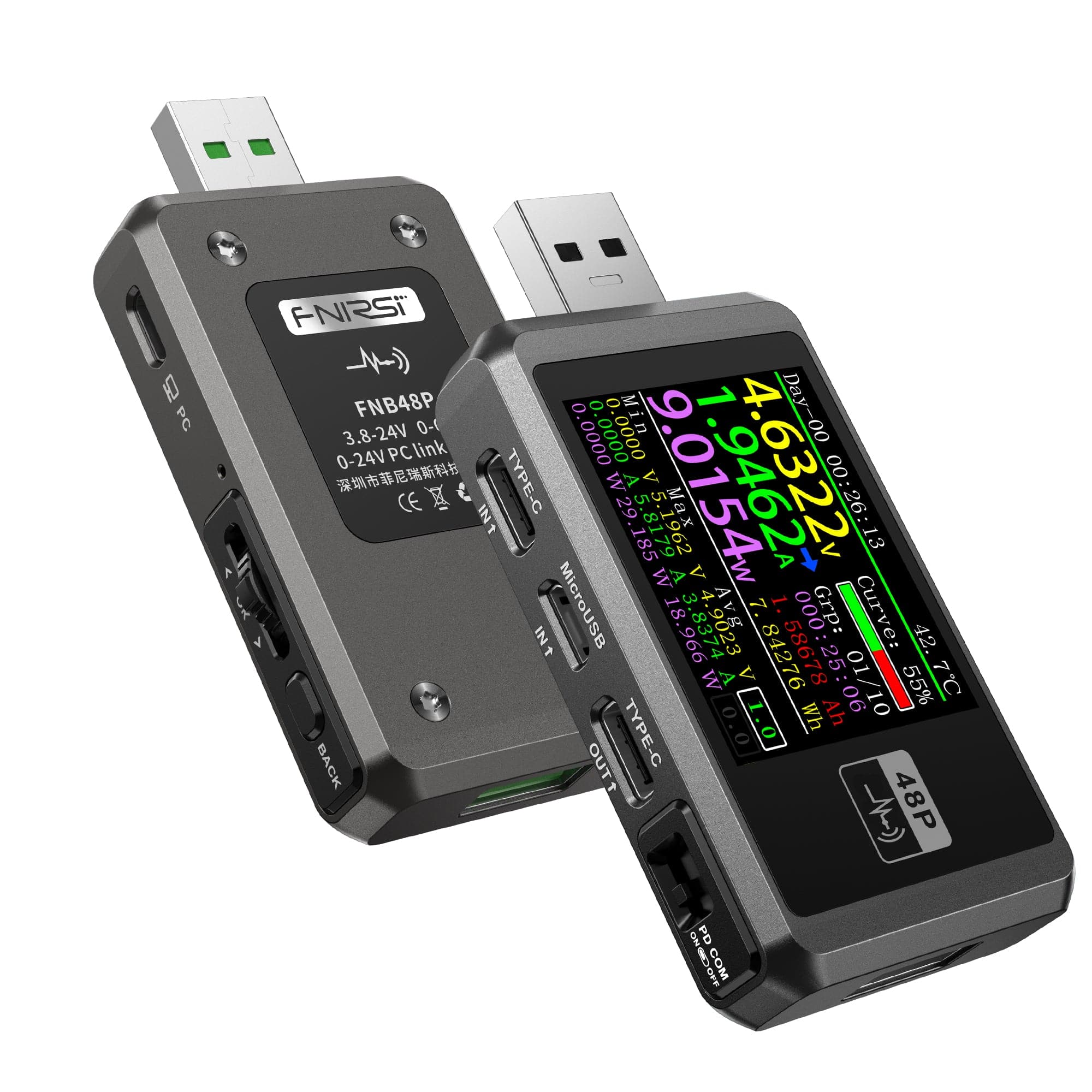 FNIRSI® FNB48P USB Fast Charge Tester - FNIRSI