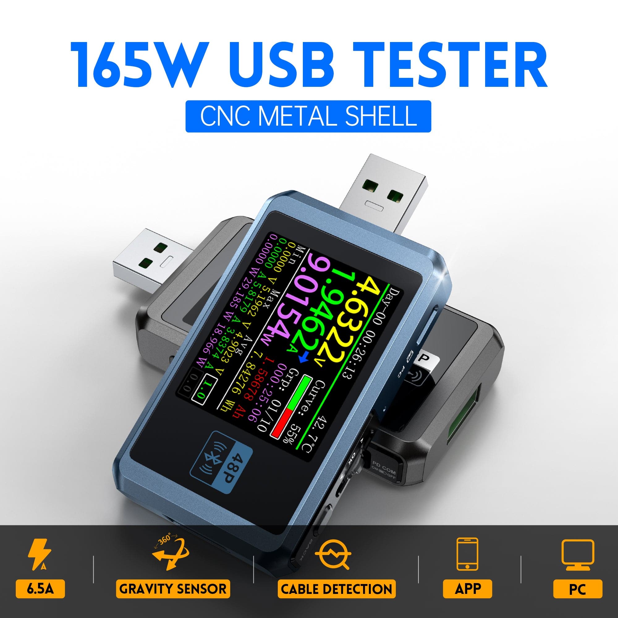 FNIRSI® FNB48P USB Fast Charge Tester - FNIRSI