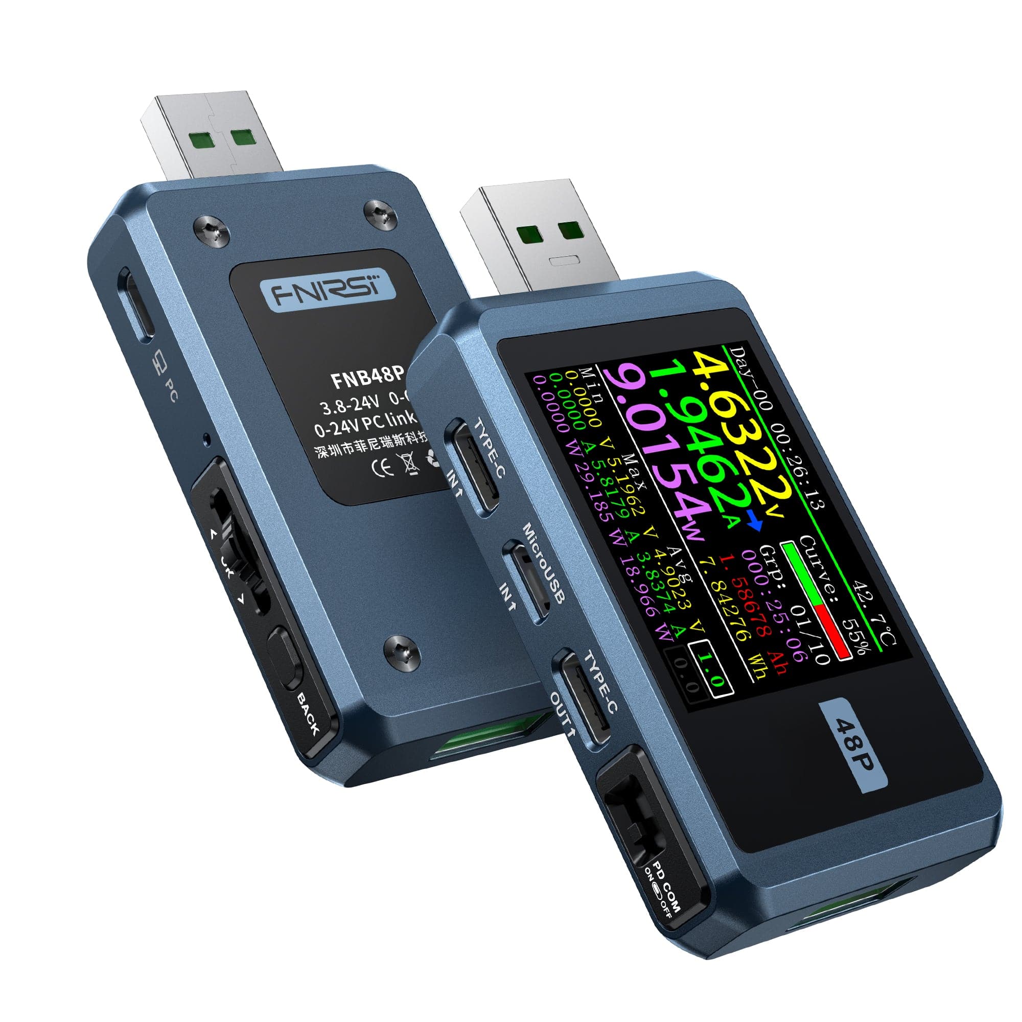 FNIRSI® FNB48P USB Fast Charge Tester - FNIRSI