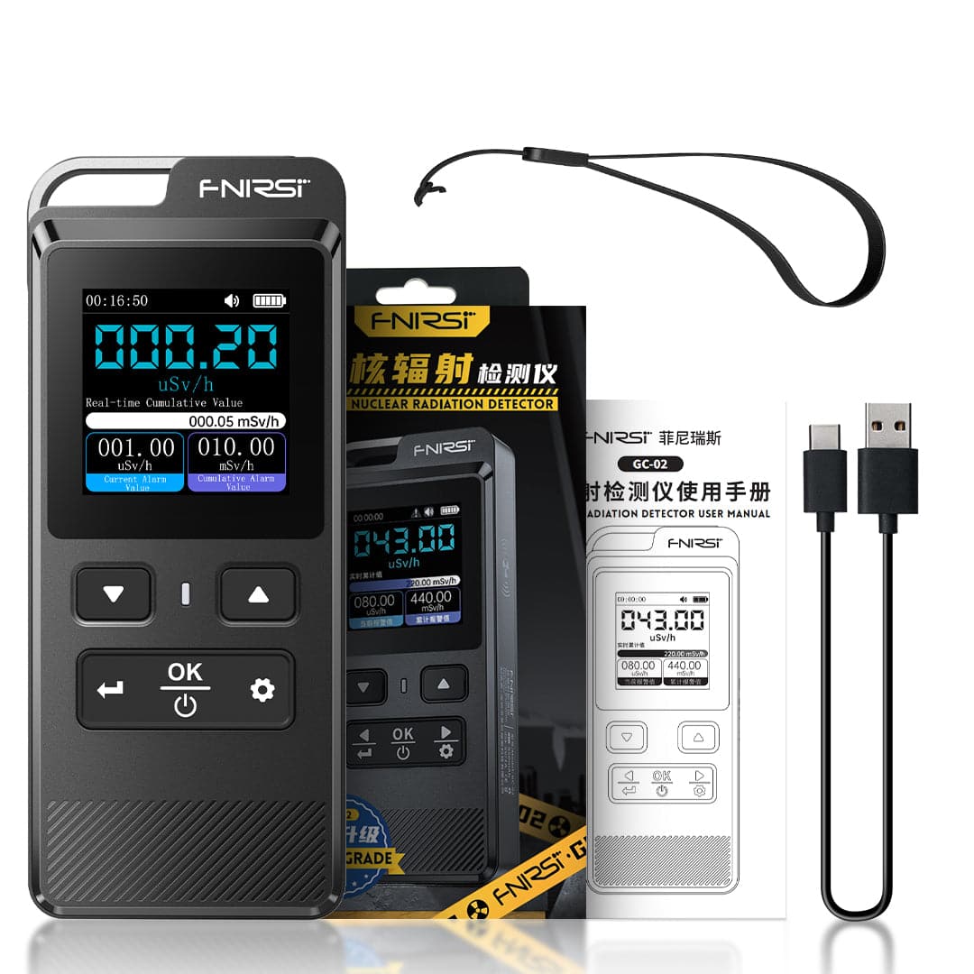 FNIRSI® GC - 02 Geiger Counter Nuclear Radiation Detector - FNIRSI