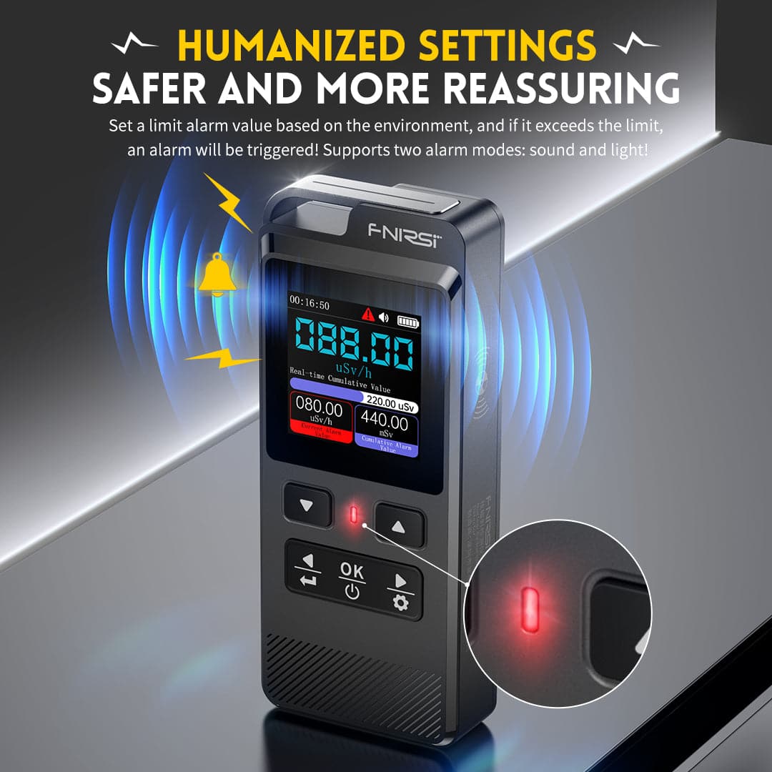 FNIRSI® GC - 02 Geiger Counter Nuclear Radiation Detector - FNIRSI