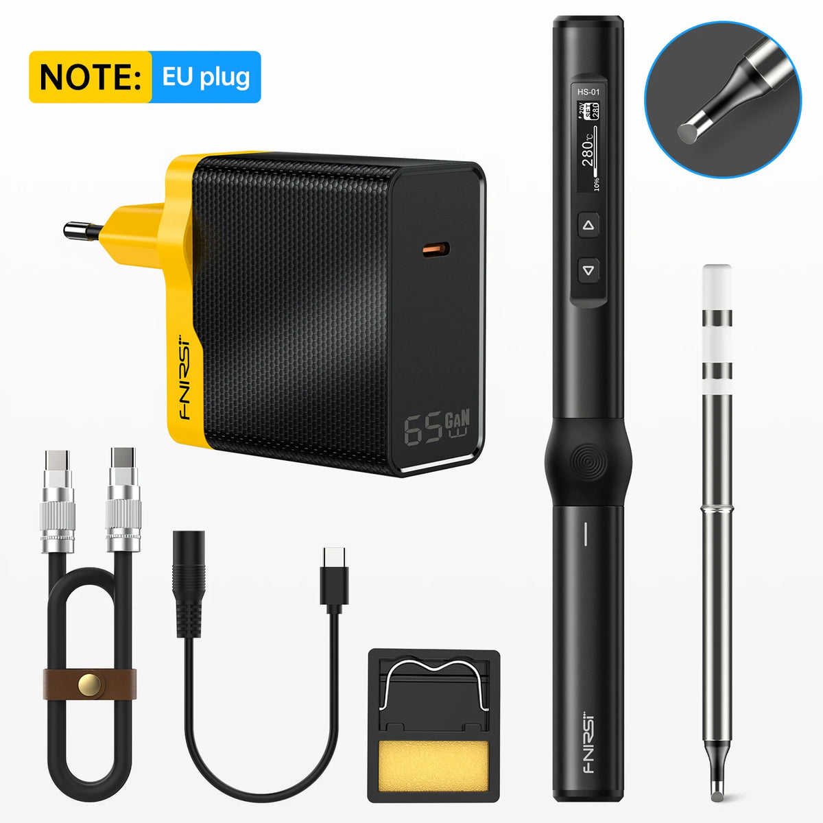 FNIRSI® HS-01 Soldador Inteligente