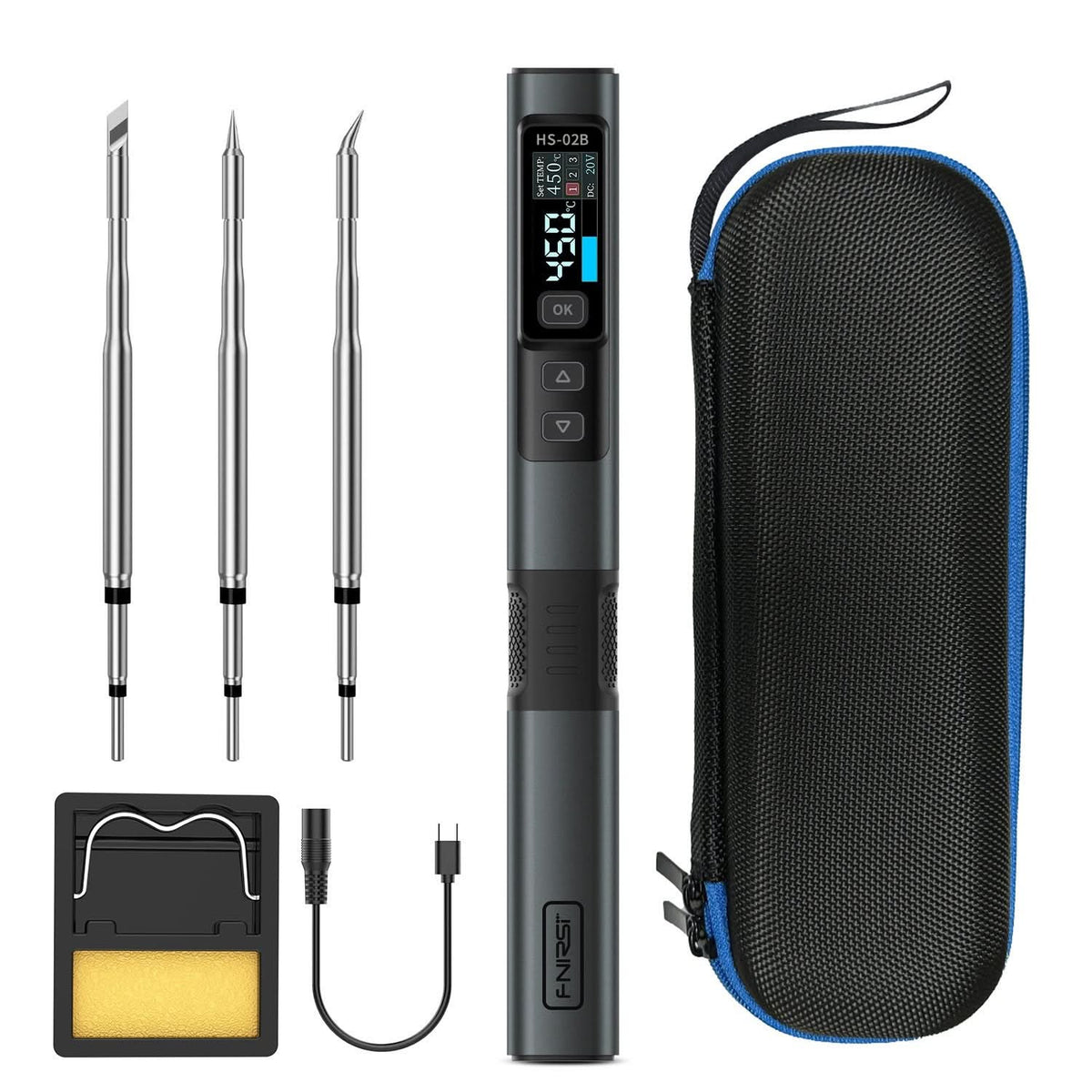 FNIRSI® HS - 02 Intelligent Soldering Iron - FNIRSI