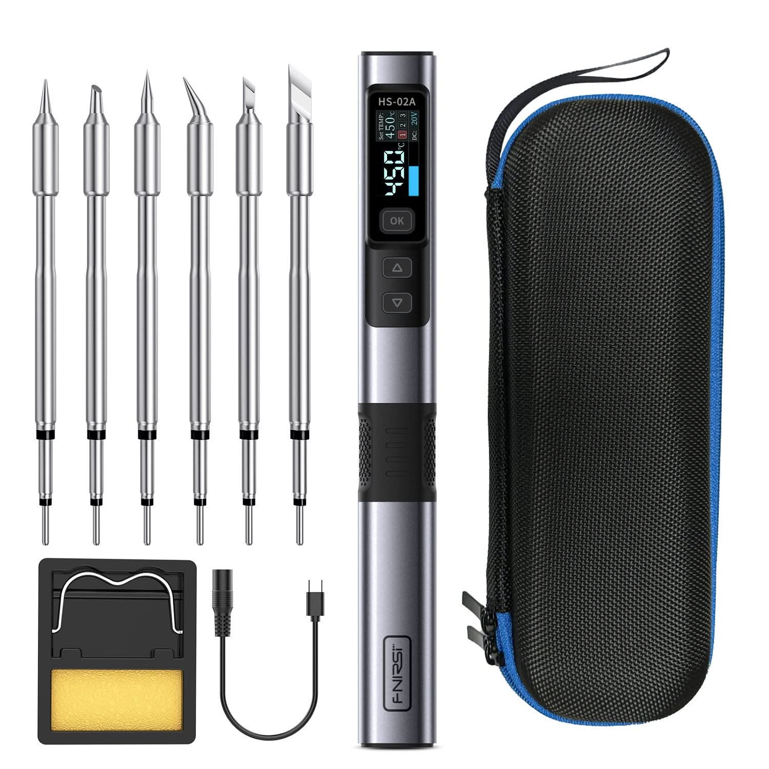 FNIRSI® HS - 02 Intelligent Soldering Iron - FNIRSI