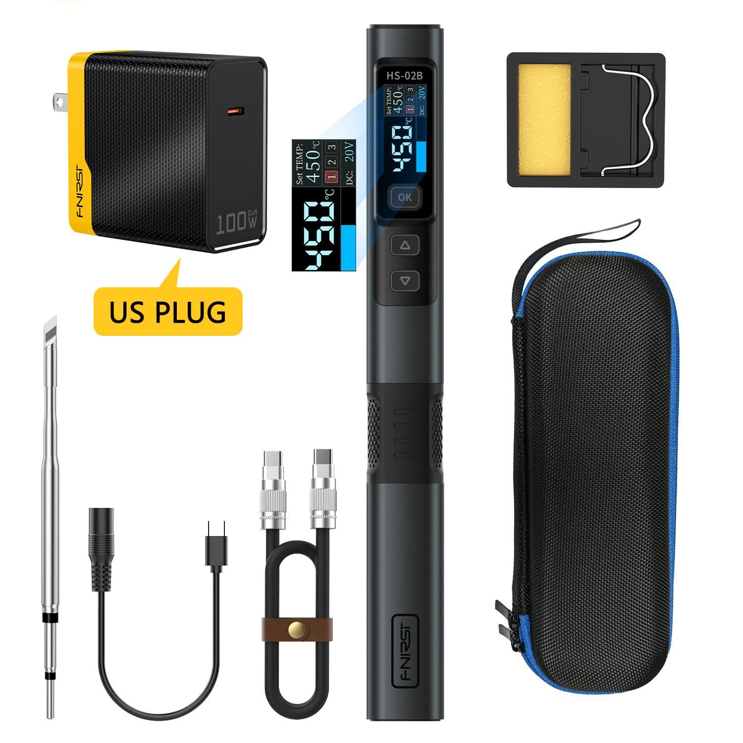 FNIRSI® HS - 02 Intelligent Soldering Iron - FNIRSI