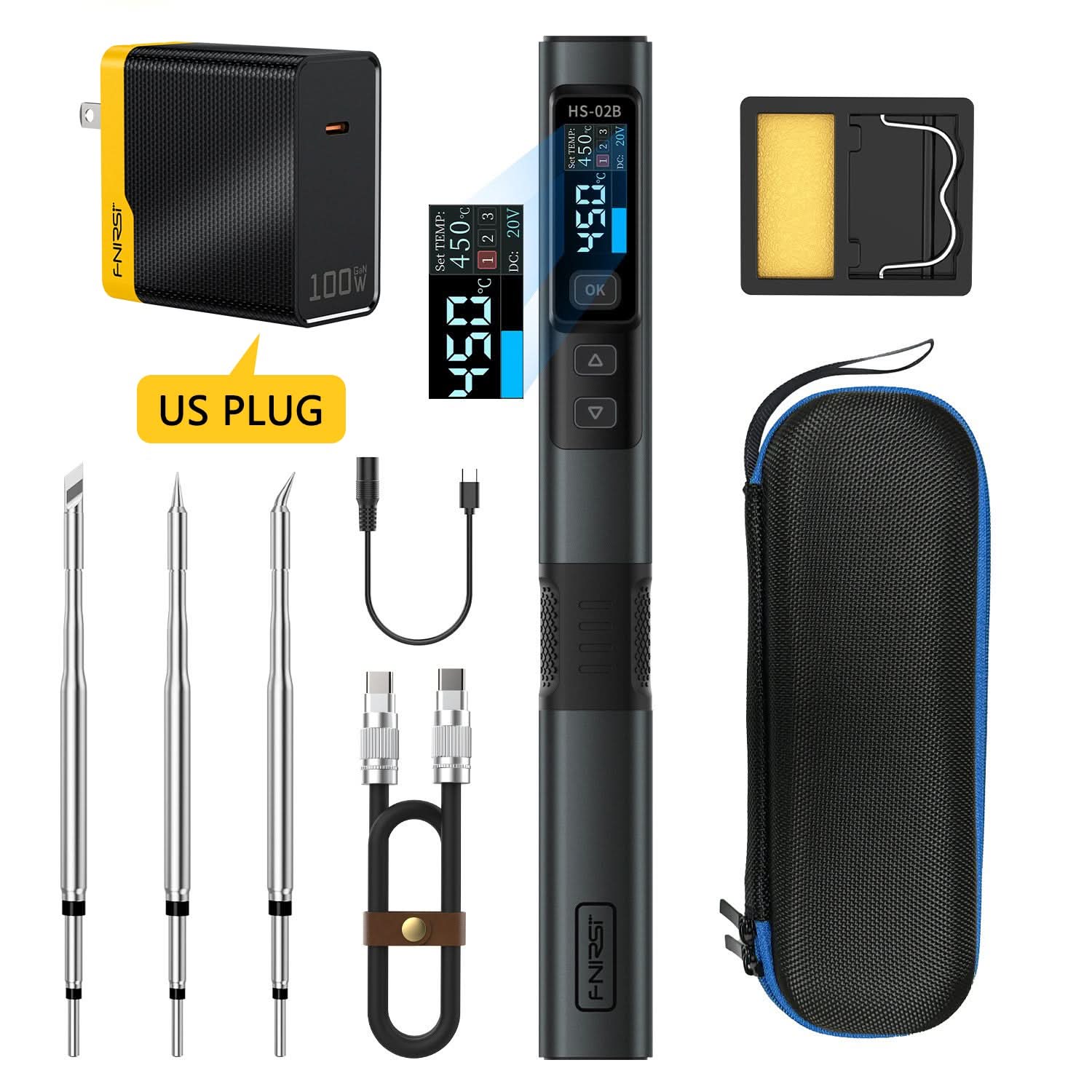 FNIRSI® HS - 02 Intelligent Soldering Iron - FNIRSI