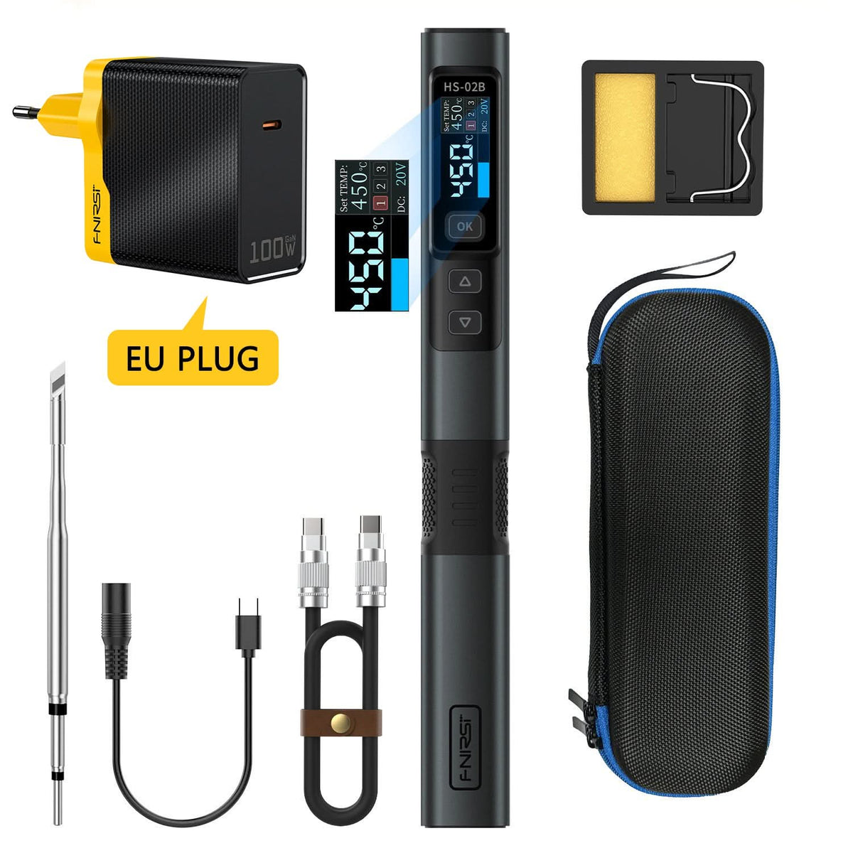 FNIRSI® HS - 02 Intelligent Soldering Iron - FNIRSI